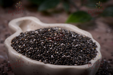 Berries And Nuts Premium Chia Seeds | Raw Chia Seeds | Chia Seed Pouch 200 Grams
